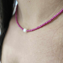 Load image into Gallery viewer, READY TO SHIP Freshwater Pearl & Bead Choker Necklace - 925 Sterling Silver FJD$