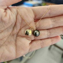 Load image into Gallery viewer, CONTACT US TO RECREATE THIS SOLD OUT STYLE Civa Fiji Pearl Necklace with Sand Dollar Charm - 14k Solid Gold FJD$