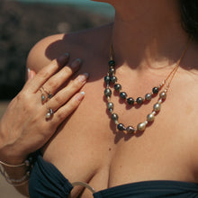 Load image into Gallery viewer, READY TO SHIP Civa Fiji Saltwater Pearl Necklace - 14k Gold Fill FJD$