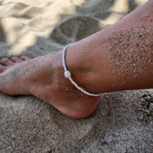 Load image into Gallery viewer, READY TO SHIP Freshwater Pearl & Bead Anklet - 925 Sterling Silver FJD$