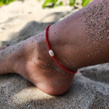 Load image into Gallery viewer, READY TO SHIP Freshwater Pearl & Bead Anklet - 925 Sterling Silver FJD$