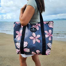 Load image into Gallery viewer, READY TO SHIP "Fiji Hibiscus" Large Water-Resistant Tote Bag - FJD$