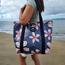 Load image into Gallery viewer, READY TO SHIP "Fiji Hibiscus" Large Water-Resistant Tote Bag - FJD$