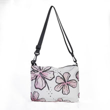 Load image into Gallery viewer, READY TO SHIP "Fiji Hibiscus" Medium Water-Resistant Pouch with removable Straps - FJD$
