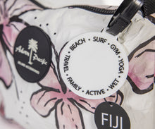 Load image into Gallery viewer, READY TO SHIP "Fiji Hibiscus" Medium Water-Resistant Pouch with removable Straps - FJD$