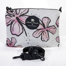 Load image into Gallery viewer, READY TO SHIP "Fiji Hibiscus" Medium Water-Resistant Pouch with removable Straps - FJD$