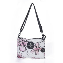 Load image into Gallery viewer, READY TO SHIP "Fiji Hibiscus" Medium Water-Resistant Pouch with removable Straps - FJD$
