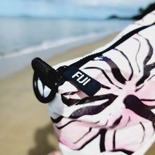 Load image into Gallery viewer, READY TO SHIP "Fiji Hibiscus" Medium Water-Resistant Pouch with removable Straps - FJD$