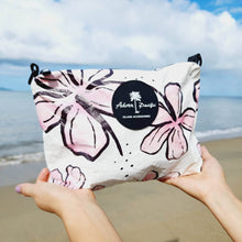 Load image into Gallery viewer, READY TO SHIP "Fiji Hibiscus" Medium Water-Resistant Pouch with removable Straps - FJD$
