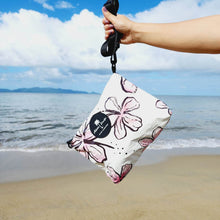 Load image into Gallery viewer, READY TO SHIP "Fiji Hibiscus" Medium Water-Resistant Pouch with removable Straps - FJD$