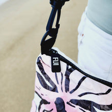 Load image into Gallery viewer, READY TO SHIP "Fiji Hibiscus" Medium Water-Resistant Pouch with removable Straps - FJD$