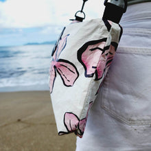 Load image into Gallery viewer, READY TO SHIP "Fiji Hibiscus" Medium Water-Resistant Pouch with removable Straps - FJD$
