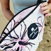 Load image into Gallery viewer, READY TO SHIP "Fiji Hibiscus" Medium Water-Resistant Pouch with removable Straps - FJD$