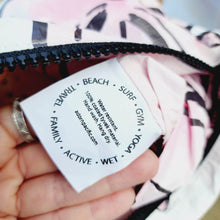 Load image into Gallery viewer, READY TO SHIP "Fiji Hibiscus" Medium Water-Resistant Pouch with removable Straps - FJD$
