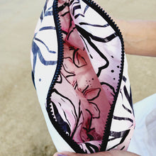 Load image into Gallery viewer, READY TO SHIP "Fiji Hibiscus" Medium Water-Resistant Pouch with removable Straps - FJD$