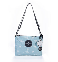 Load image into Gallery viewer, READY TO SHIP "Fiji Ocean" Medium Water-Resistant Pouch with removable Straps - FJD$