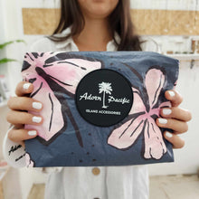 Load image into Gallery viewer, READY TO SHIP "Fiji Hibiscus" Small Water-Resistant Pouch - FJD$