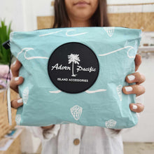 Load image into Gallery viewer, READY TO SHIP "Fiji Ocean" Small Water-Resistant Pouch - FJD$