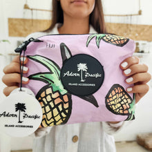 Load image into Gallery viewer, READY TO SHIP "Fiji Pineapple" Small Water-Resistant Pouch - FJD$