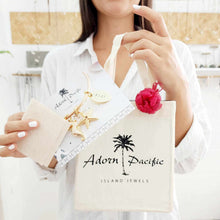 Load image into Gallery viewer, READY TO SHIP Hibiscus Mother of Pearl Huggie Earrings - 14k Gold Fill FJD$