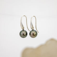 Load image into Gallery viewer, READY TO SHIP Civa Fiji Saltwater Graded Pearl Earrings #BO4000 - 925 Sterling Silver FJD$