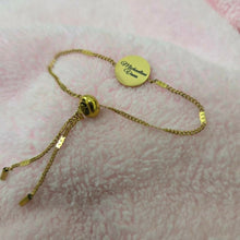 Load image into Gallery viewer, Engravable Disc Bracelet - Silver or Gold Waterproof Stainless Steel FJD$
