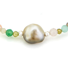 Load image into Gallery viewer, READY TO SHIP Fiji Keshi Pearl & Glass Bead Stretch Bracelet - FJD$