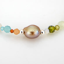 Load image into Gallery viewer, READY TO SHIP Fiji Keshi Pearl & Glass Bead Stretch Bracelet - FJD$