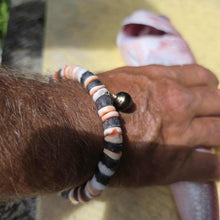 Load image into Gallery viewer, READY TO SHIP Fiji Saltwater Pearl & Shell Money Stretch Bracelet FJD$