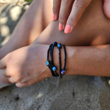 Load image into Gallery viewer, READY TO SHIP Stretch Freshwater Pearl & Bead Wrap Bracelet FJD$