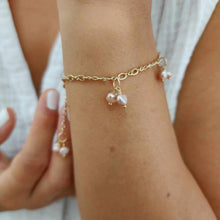 Load image into Gallery viewer, READY TO SHIP Freshwater Pearl Bracelet in 14k Gold Fill - FJD$