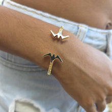 Load image into Gallery viewer, READY TO SHIP Frigate Bird Cuff Bracelet - 14k Gold over Brass FJD$