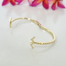 Load image into Gallery viewer, READY TO SHIP Frigate Bird Cuff Bracelet - 14k Gold over Brass FJD$