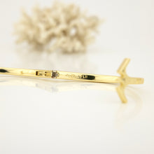Load image into Gallery viewer, READY TO SHIP Frigate Bird Cuff Bracelet - 14k Gold over Brass FJD$