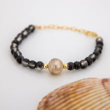 Load image into Gallery viewer, READY TO SHIP Bead Graded Saltwater Pearl Bracelet in 14k Gold Fill #2159 - FJD$