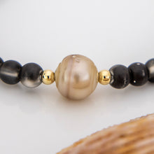 Load image into Gallery viewer, READY TO SHIP Bead Graded Saltwater Pearl Bracelet in 14k Gold Fill #2159 - FJD$