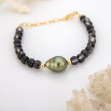 Load image into Gallery viewer, READY TO SHIP Bead Graded Saltwater Pearl Bracelet in 14k Gold Fill #3045 - FJD$