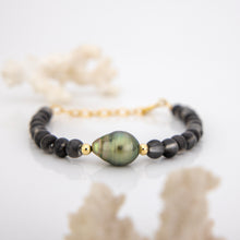 Load image into Gallery viewer, READY TO SHIP Bead Graded Saltwater Pearl Bracelet in 14k Gold Fill #3045 - FJD$
