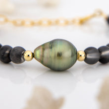 Load image into Gallery viewer, READY TO SHIP Bead Graded Saltwater Pearl Bracelet in 14k Gold Fill #3045 - FJD$
