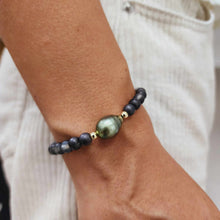 Load image into Gallery viewer, READY TO SHIP Bead Graded Saltwater Pearl Bracelet in 14k Gold Fill #3045 - FJD$