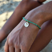 Load image into Gallery viewer, READY TO SHIP Palm Tree Charm & Bead Bracelet - 14k Gold Fill FJD$