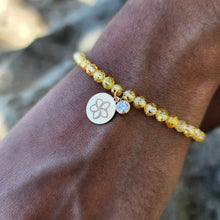 Load image into Gallery viewer, READY TO SHIP Frangipani Charm & Bead Bracelet - 14k Gold Fill FJD$