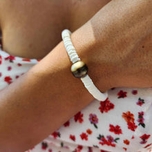 Load image into Gallery viewer, CONTACT US TO RECREATE THIS SOLD OUT STYLE Fiji Saltwater Pearl & Shell Bracelet in 14k Gold Fiill - FJD$