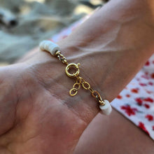 Load image into Gallery viewer, CONTACT US TO RECREATE THIS SOLD OUT STYLE Fiji Saltwater Pearl & Shell Bracelet in 14k Gold Fiill - FJD$