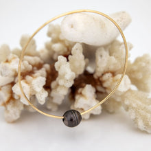 Load image into Gallery viewer, READY TO SHIP Civa Fiji Saltwater Pearl Bangle - 14k Gold Fill FJD$