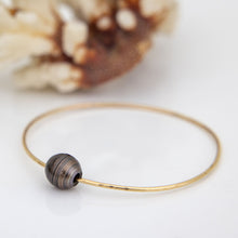 Load image into Gallery viewer, READY TO SHIP Civa Fiji Saltwater Pearl Bangle - 14k Gold Fill FJD$