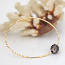 Load image into Gallery viewer, READY TO SHIP Civa Fiji Saltwater Pearl Bangle - 14k Gold Fill FJD$