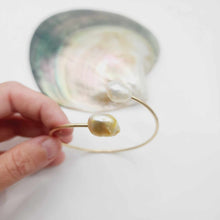 Load image into Gallery viewer, READY TO SHIP Civa Fiji Pearl Cuff - 14k Gold Fill FJD$