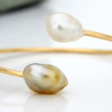 Load image into Gallery viewer, READY TO SHIP Civa Fiji Pearl Cuff - 14k Gold Fill FJD$