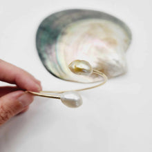 Load image into Gallery viewer, READY TO SHIP Civa Fiji Pearl Cuff - 14k Gold Fill FJD$